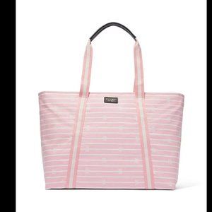 NWT retired VICTORIA'S SECRET Pink Stripe Tote Bag